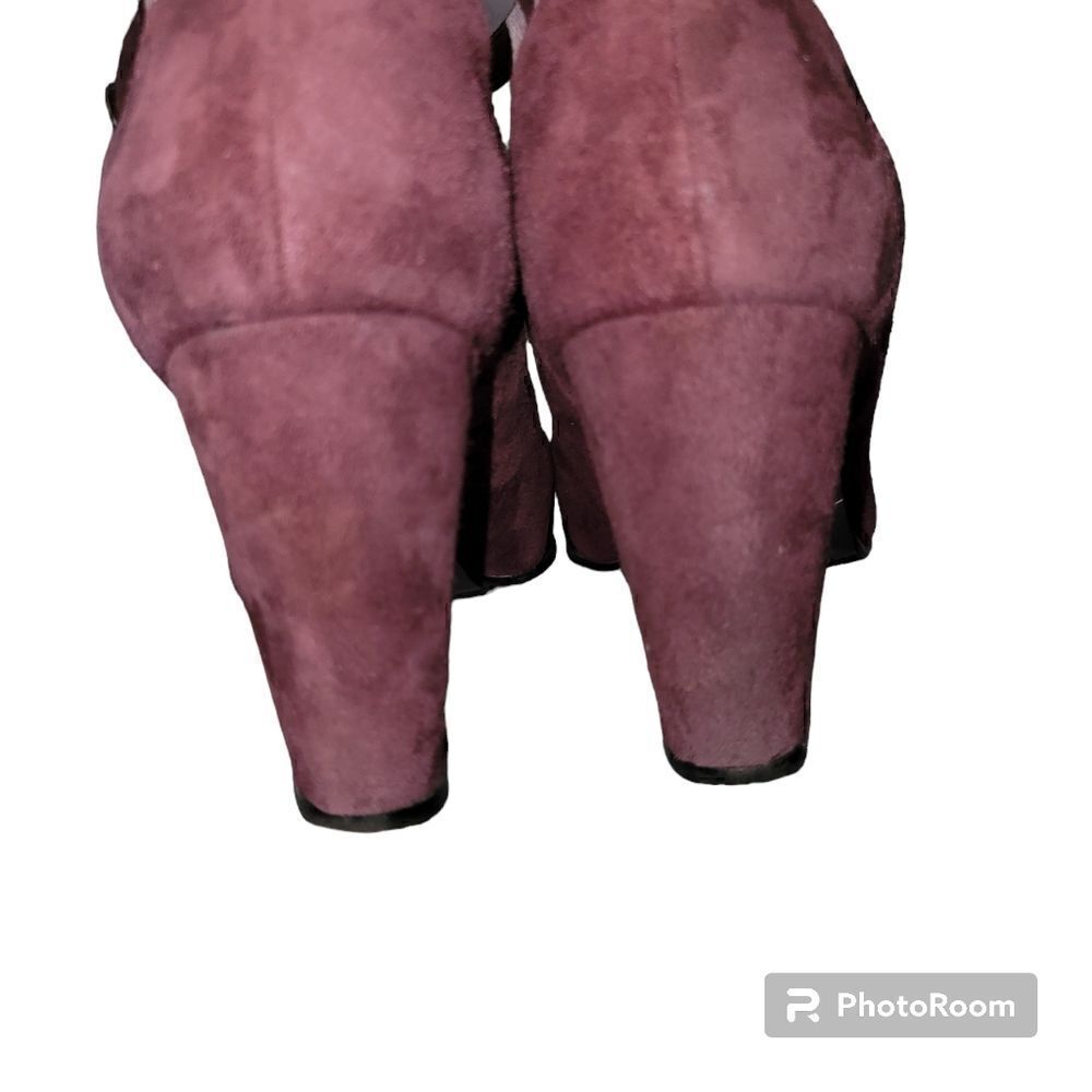Armuse Maroon heels size 7.5 - Picture 3 of 6